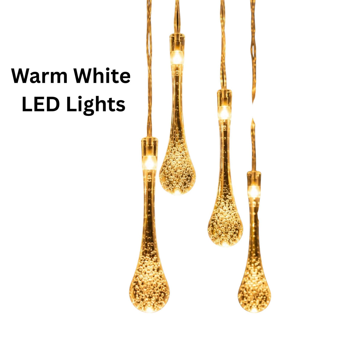 20 LED Drop Fairy Lights 5M – Decorative String Lights for Home, Bedroom, Diwali & Festive Decoration