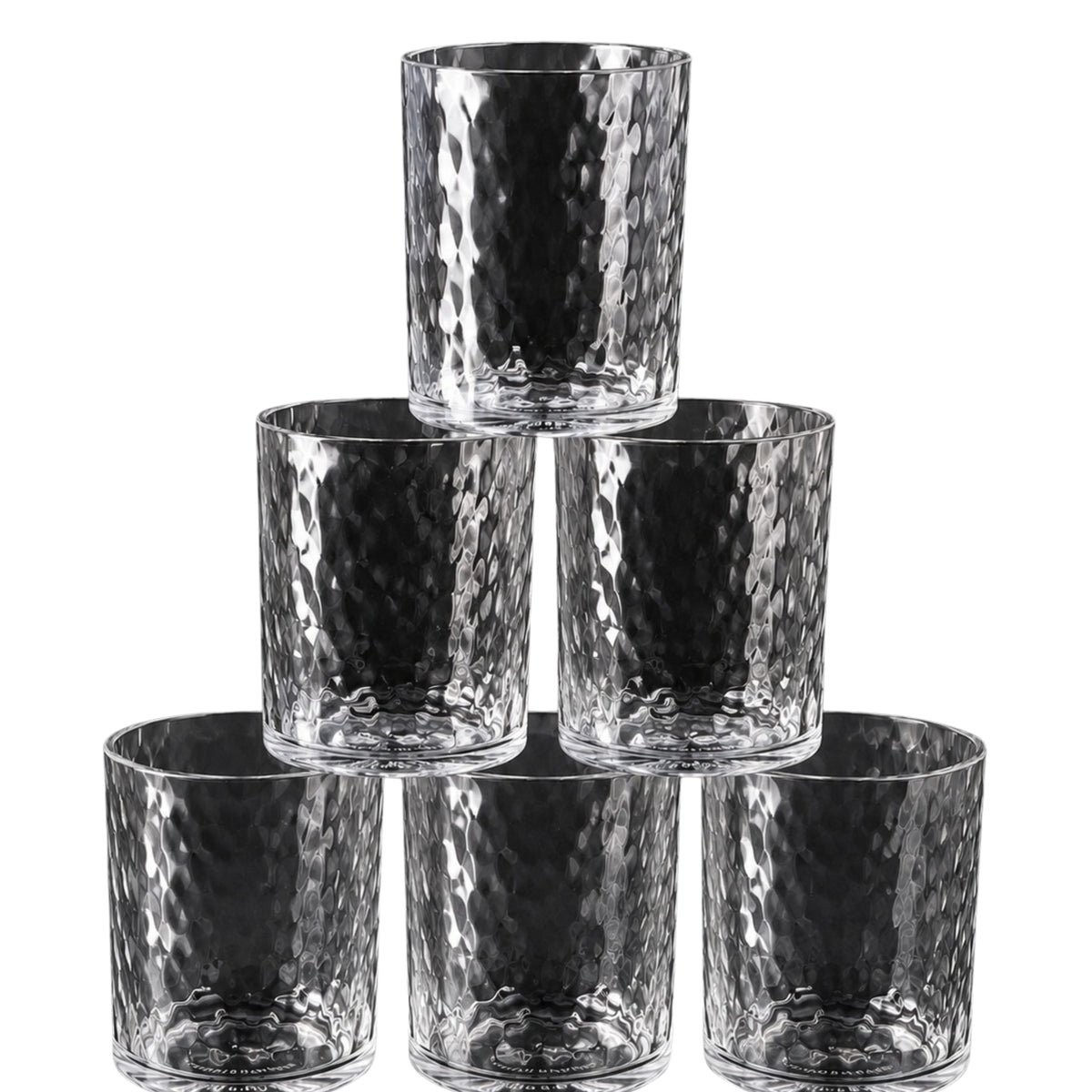 Acrylic Glass Set – Reusable Transparent Drinking Glasses for Home, Kitchen, Office & Everyday Use