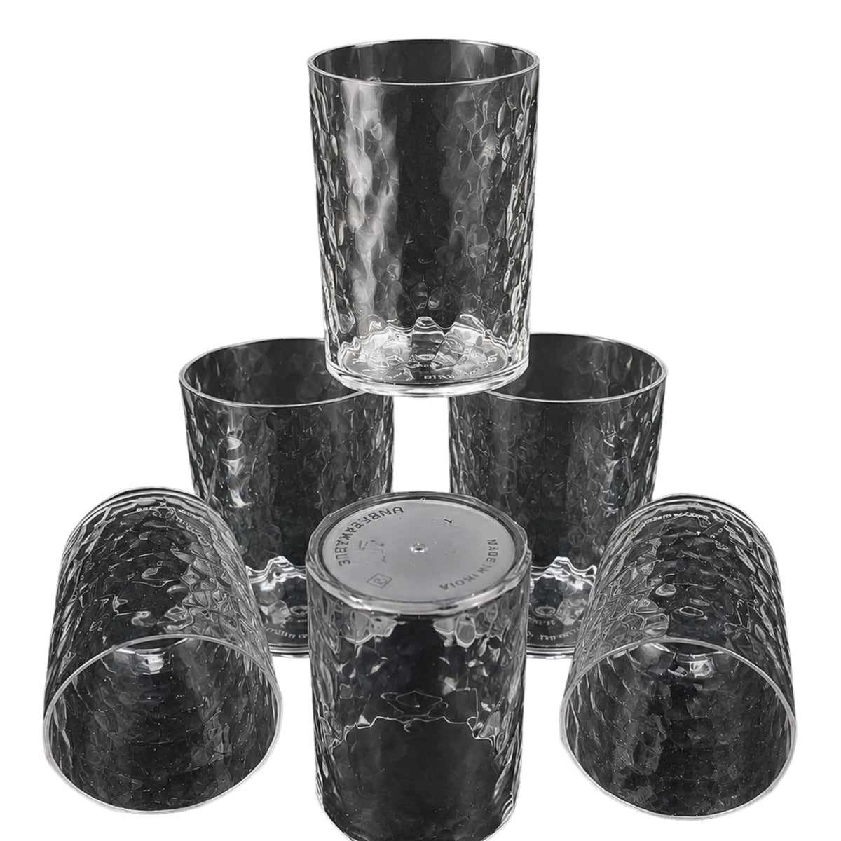 Acrylic Glass Set – Reusable Transparent Drinking Glasses for Home, Kitchen, Office & Everyday Use