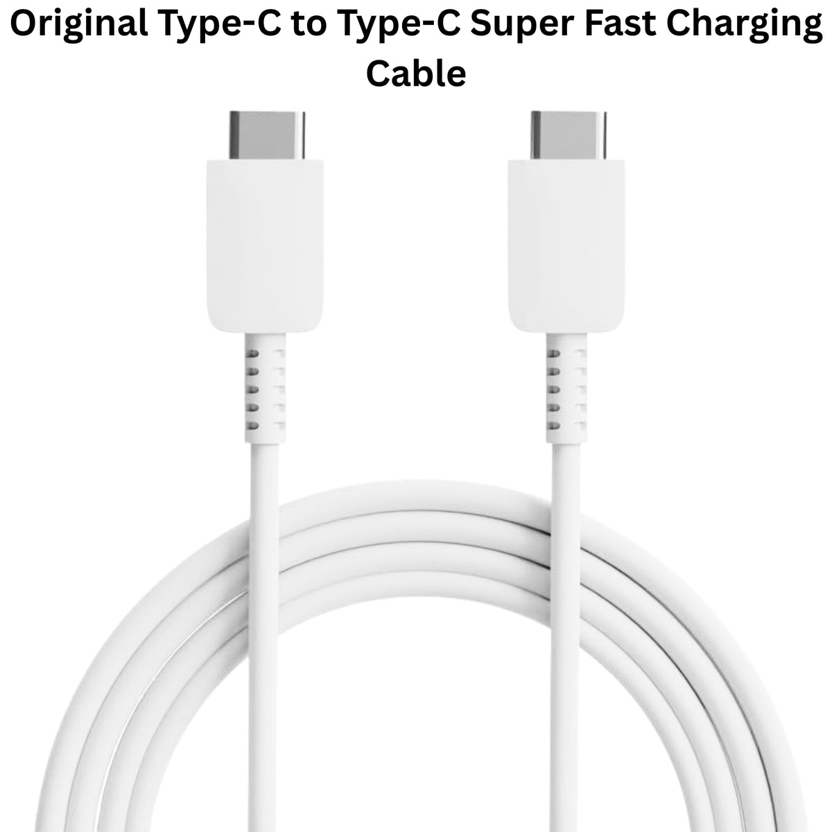 Compatible With Original Type-C to Type-C Super Fast Charging Cable for Samsung Galaxy (PD Fast Charge & Data Transfer) (Pack Of 2)