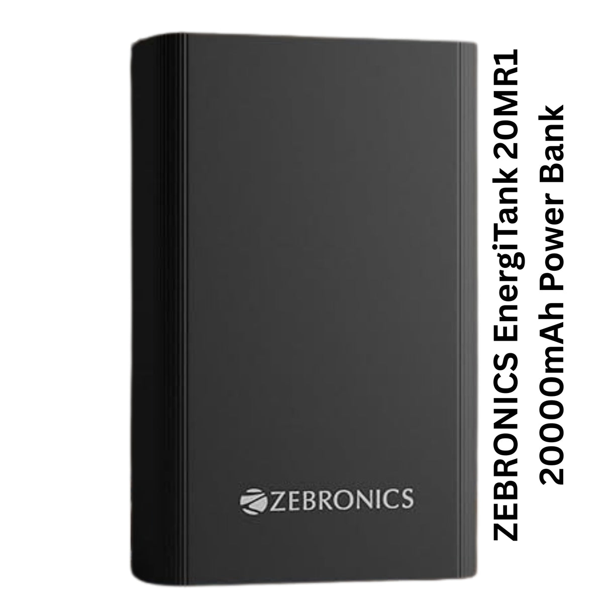 ZEBRONICS EnergiTank 20MR1 20000mAh Power Bank | 22.5W Super Fast Charging | PD 3.0 (PPS) | Dual Type-C & USB-A | Metal Body