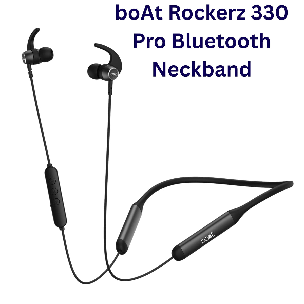 boAt Rockerz 330 Pro Bluetooth Neckband on a white background