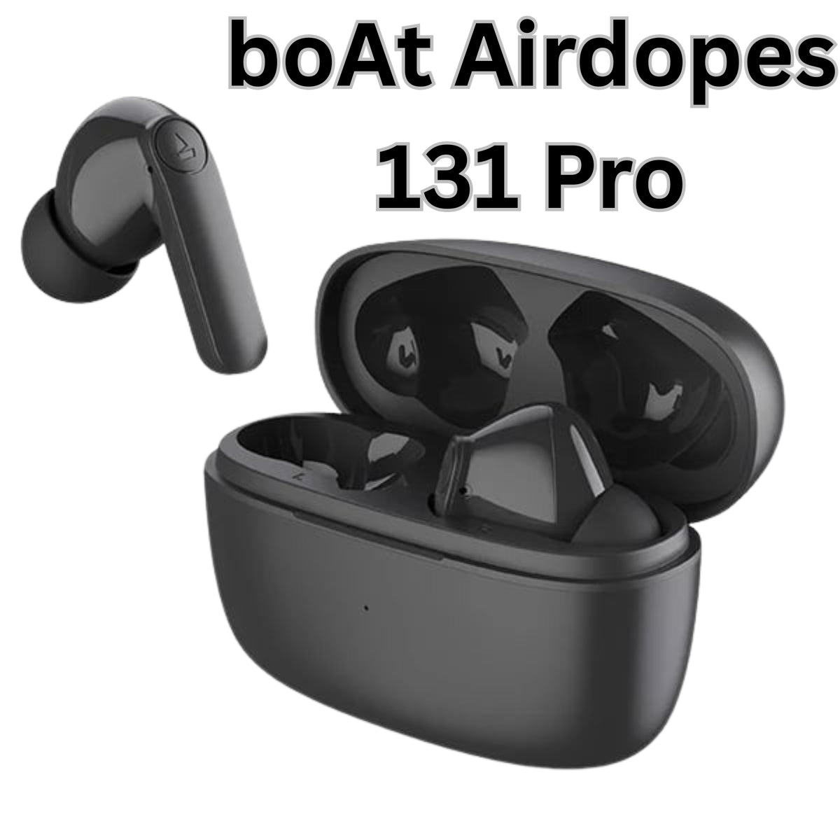 boAt Airdopes 131 Pro – 45Hrs Playtime, 11mm Drivers, Quad Mics with ENx, ASAP™ Fast Charging, Bluetooth TWS Earbuds with Mic