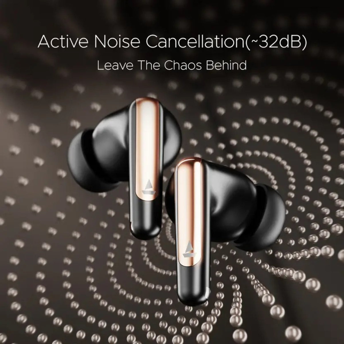 boAt Airdopes 161 ANC Elite – 50Hrs Playtime, Active Noise Cancellation (ANC), ASAP™ Fast Charging, ENx™ Technology, Bluetooth TWS Earbuds with Mic