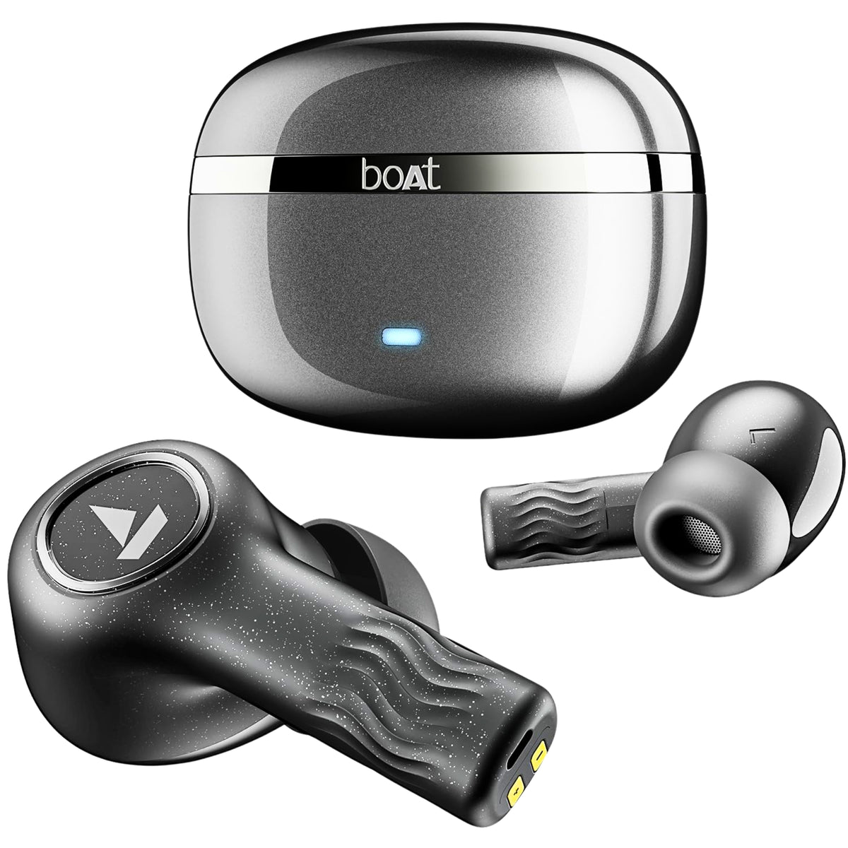 boAt Nirvana Ion ANC TWS Earbuds – 120H Battery, Active Noise Cancellation (32dB), Crystal Bionic Sound, 4 Mics ENx, App Support, Bluetooth v5.3 Wireless Earphones with Mic