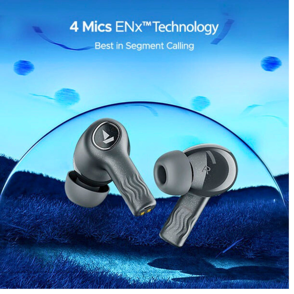 boAt Nirvana Ion ANC TWS Earbuds – 120H Battery, Active Noise Cancellation (32dB), Crystal Bionic Sound, 4 Mics ENx, App Support, Bluetooth v5.3 Wireless Earphones with Mic