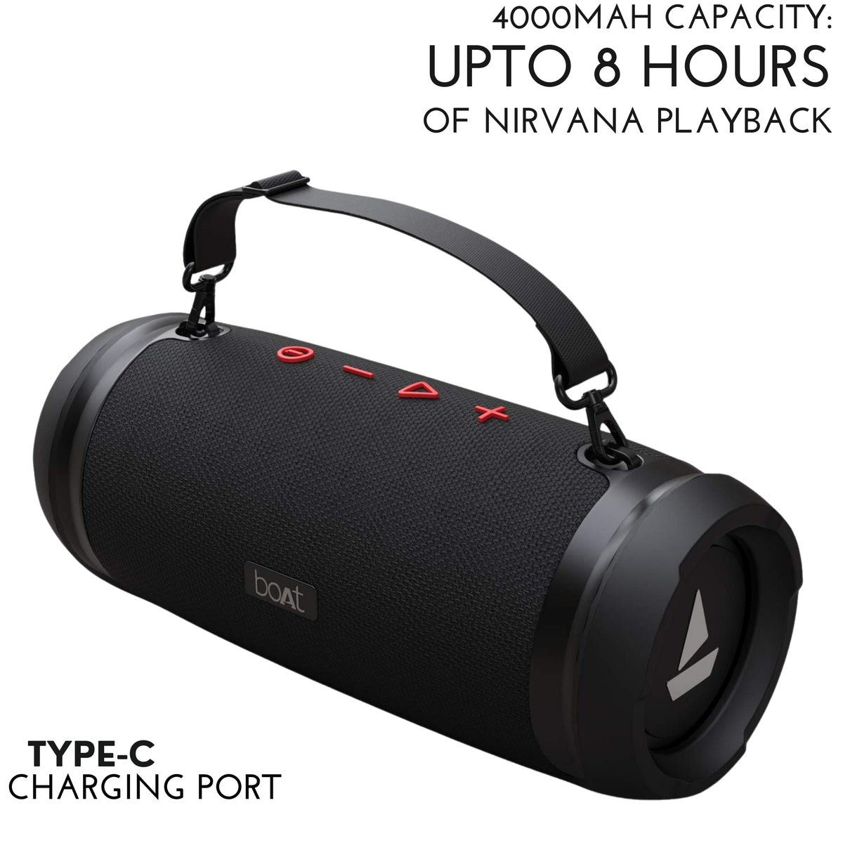 boAt Stone 1500 Portable Bluetooth Speaker with 40W Stereo Sound & 4000mAh Battery