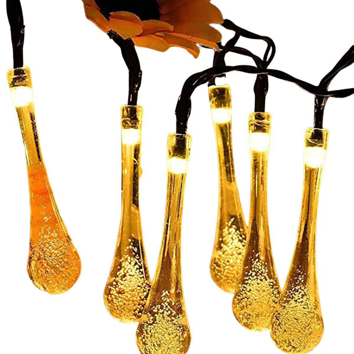 20 LED Drop Fairy Lights 5M – Decorative String Lights for Home, Bedroom, Diwali & Festive Decoration