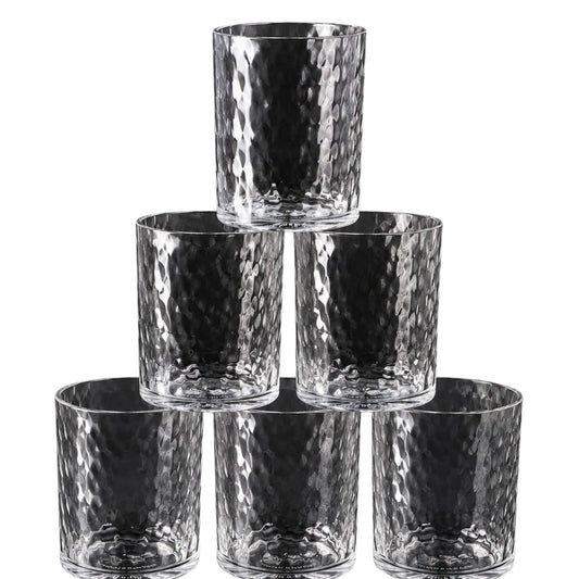 Acrylic Glass Set – Reusable Transparent Drinking Glasses for Home, Kitchen, Office & Everyday Use