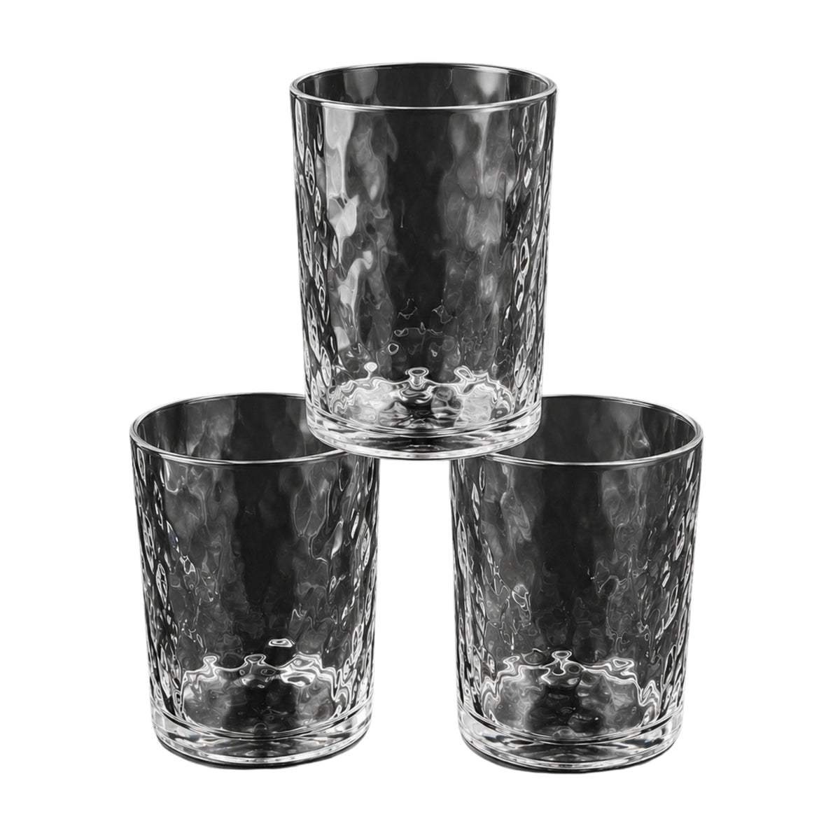 Acrylic Glass Set – Reusable Transparent Drinking Glasses for Home, Kitchen, Office & Everyday Use