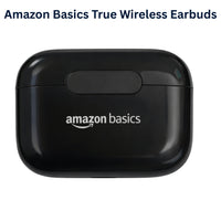 Amazon Basics True Wireless Earbuds with 60H Playtime, 50ms Low Latency, Fast Charging & IPX4 Water Resistance