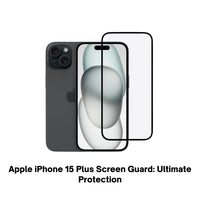 Tempered Glass for iPhone 15 Plus | Screen Protector | Full HD Clarity | Anti-Scratch | Edge-to-Edge Coverage | Easy Installation Kit (Pack Of 2)