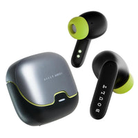 True wireless earbuds with charging case on a white background, featuring the brand 'BOULT'.