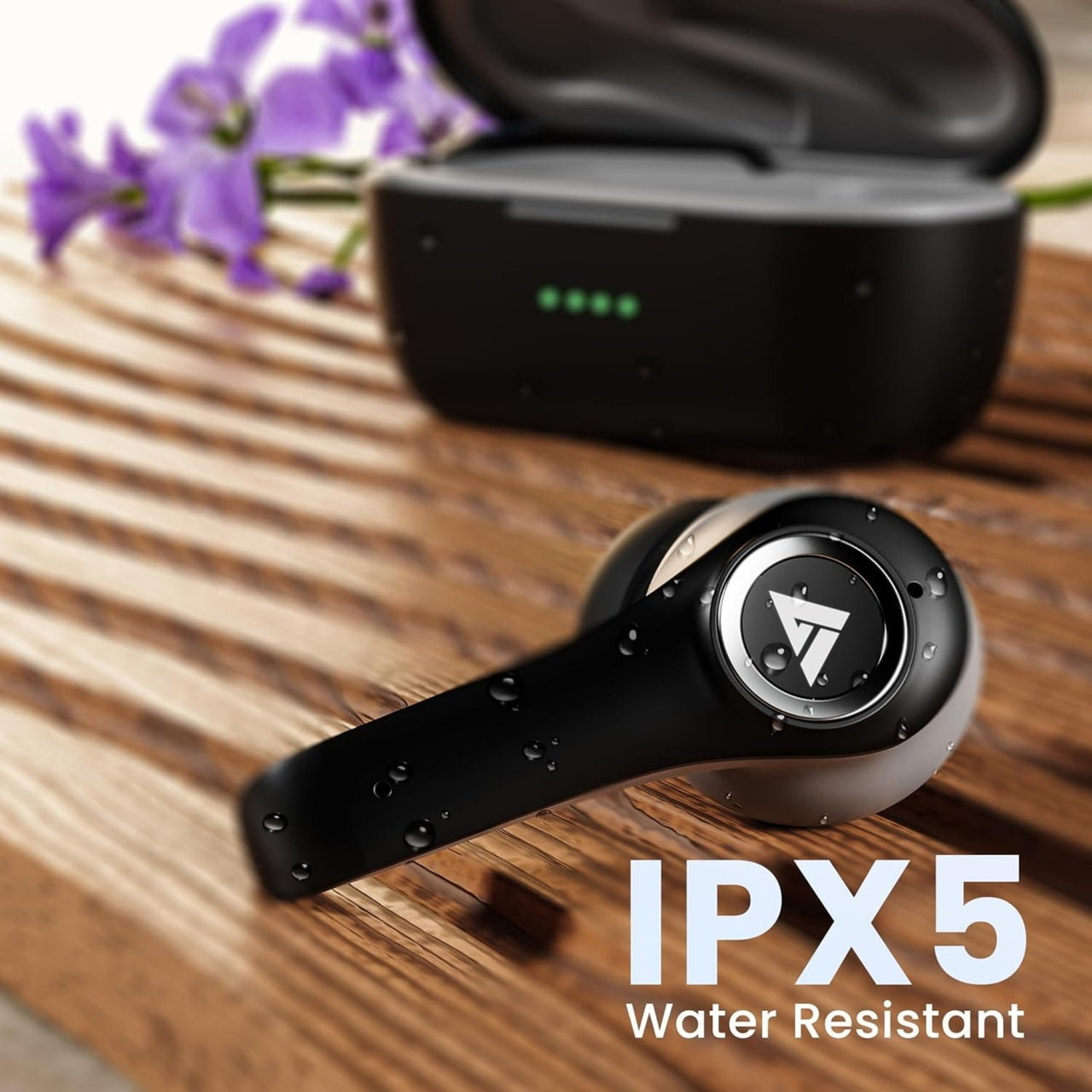 BOULT X50 True Wireless Earbuds with 40H Playtime, Quad Mic ENC, 45ms Low Latency & Fast Charging