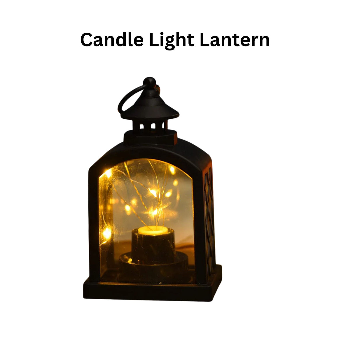 Decorative Candle Light Lantern – LED Lantern for Home Décor, Pooja, Diwali & Festive Decoration