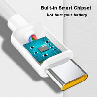 Compatible With Realme Original 33W Type-C Fast Charging Cable | Quick Charge USB-C Data Cable (Pack Of 2)