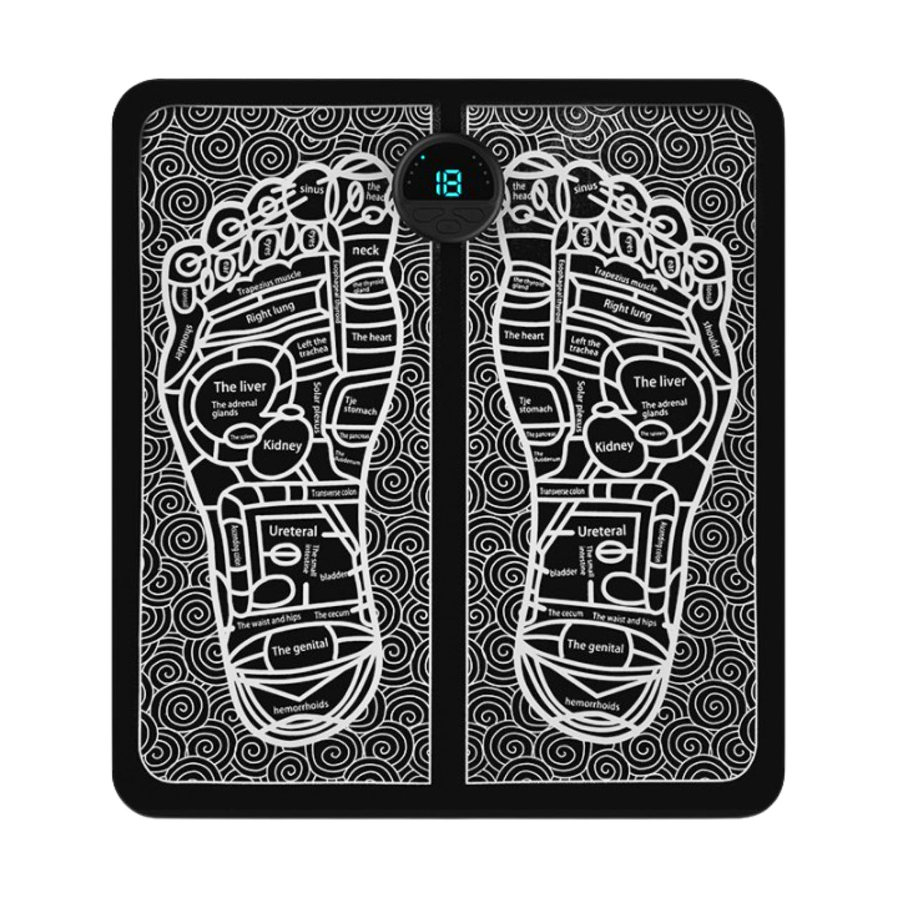 Electric EMS Foot Massager, Portable, Muscle Relaxation, Pain Relief