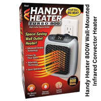 Handy Heater 800W Wall-Mounted Infrared Convector Heater – Energy-Efficient & Silent Room Heating