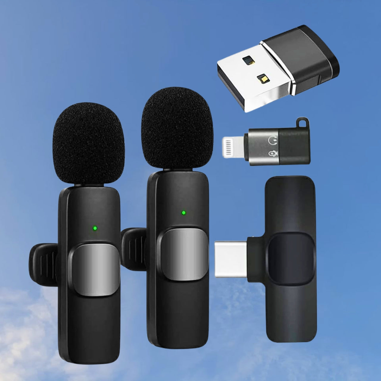 K8 Single Wireless Microphone for Android & iPhone | Lapel Mic for Singing, YouTube, Vlogging & Recording