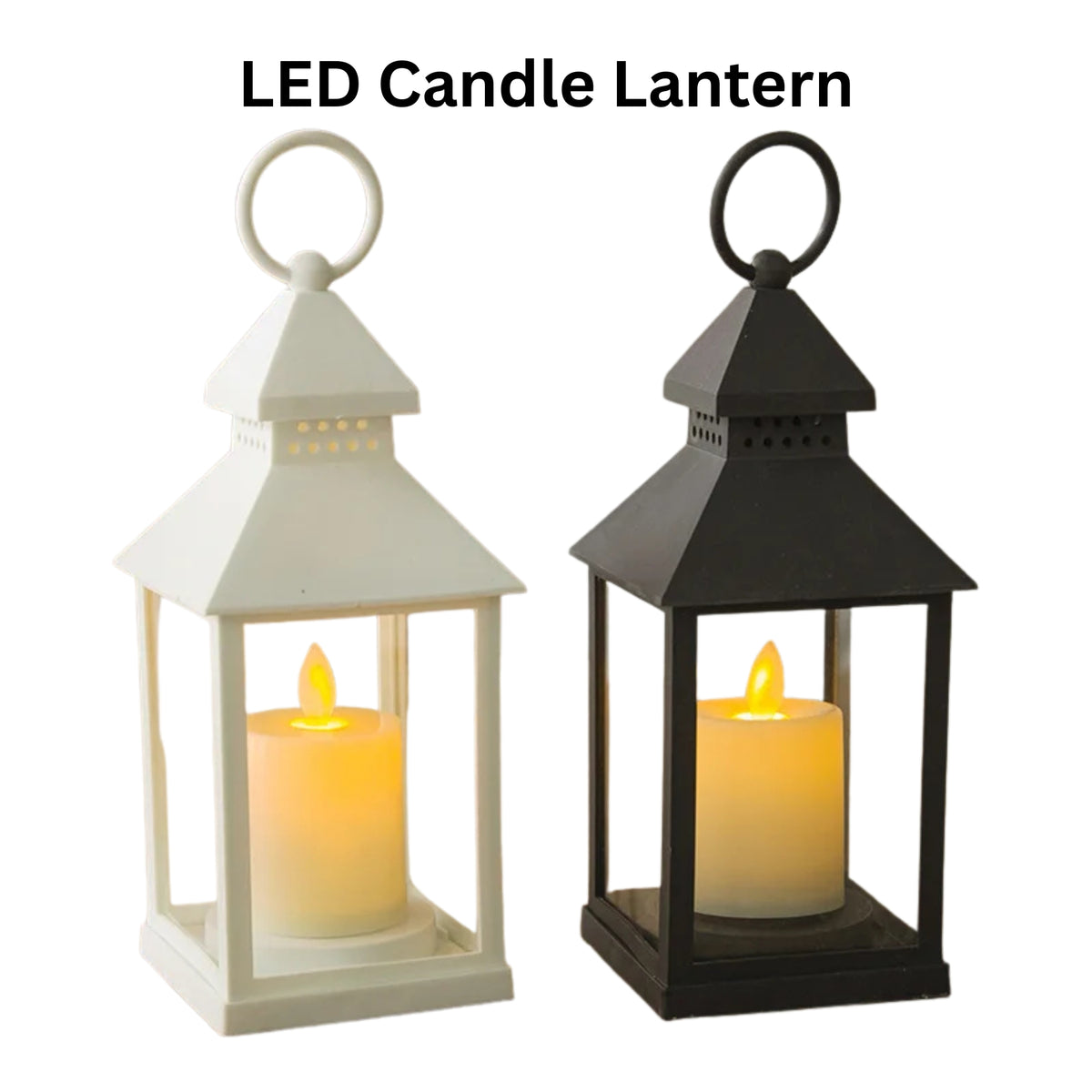 LED Candle Lantern – Decorative Lantern Light for Home, Table, Diwali & Festive Decoration