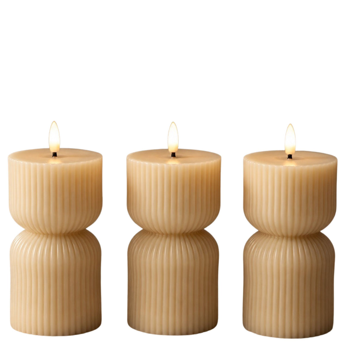 LED Pillar Candle – Flameless Decorative Candle Light for Home Décor, Pooja, Diwali & Festive Decoration