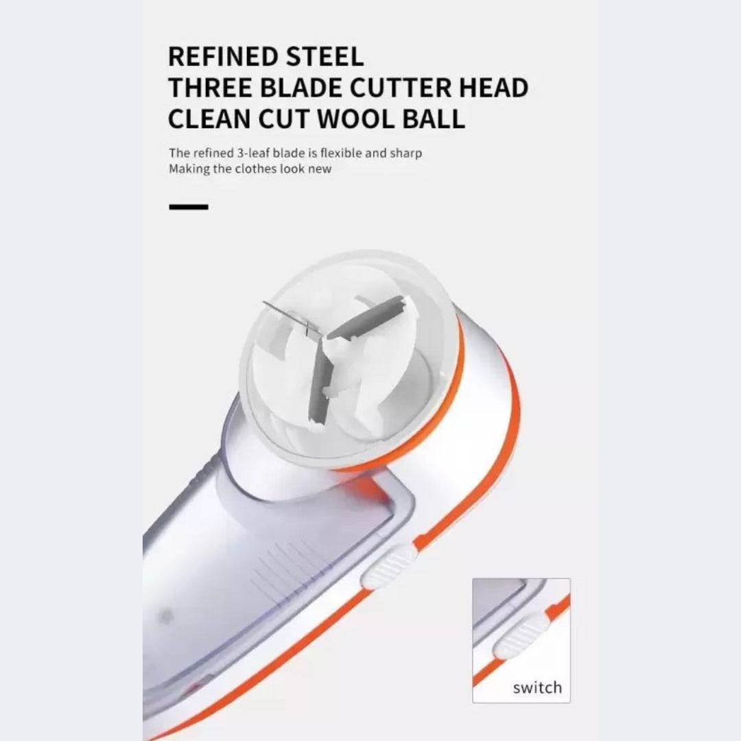 Three blade cutter head with text on a white background