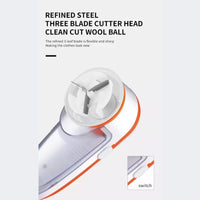 Three blade cutter head with text on a white background