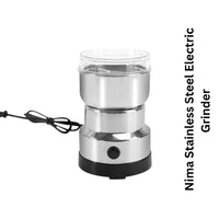 Nima Stainless Steel Electric Grinder – Mini Coffee & Spice Grinding Machine (150W)