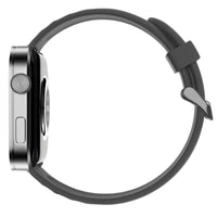 Noise Caliber 3 Plus Smartwatch | 1.96″ AMOLED Display | Bluetooth Calling | Functional Crown | Flat-Edge Design | Black Strap