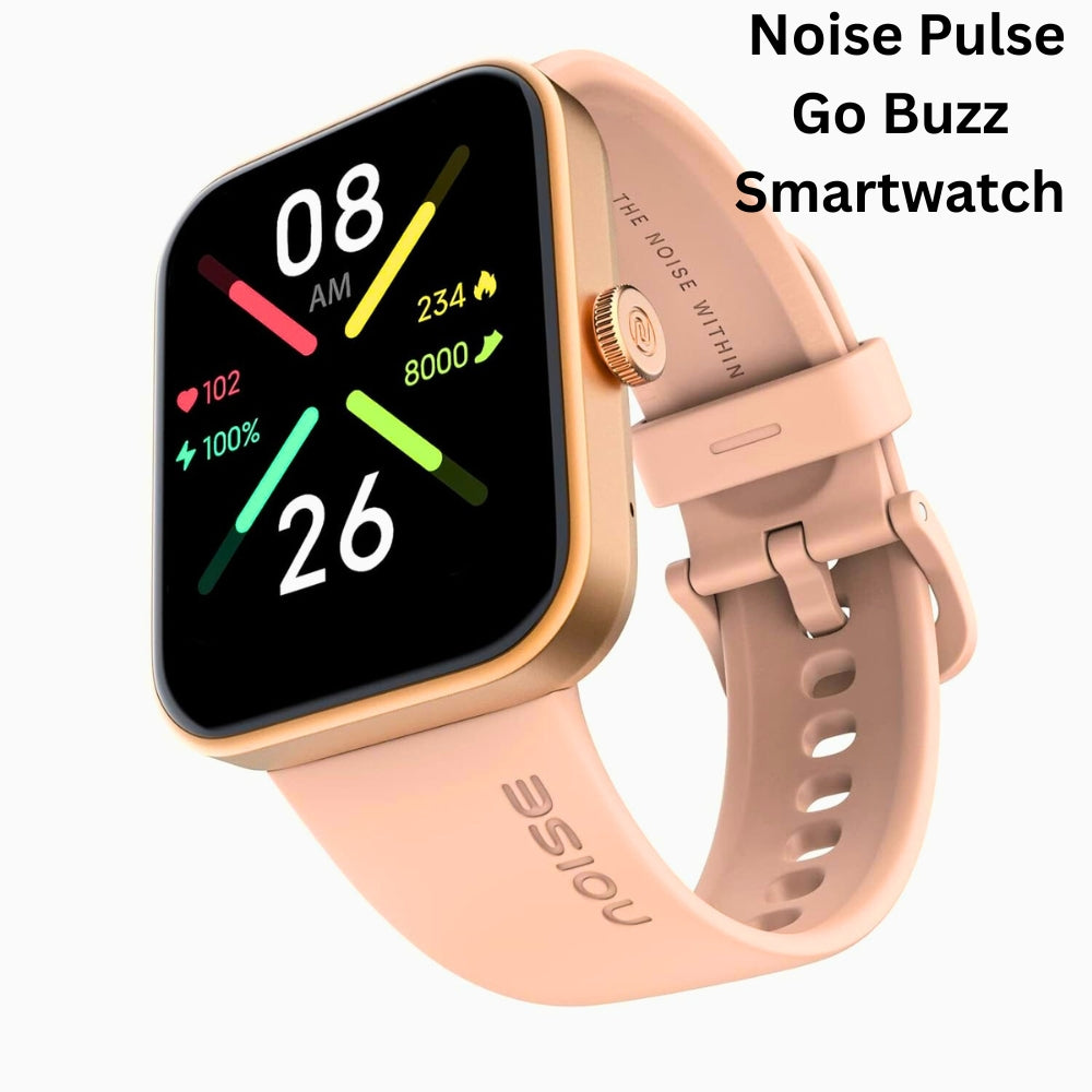 Noise Pulse Go Buzz Smartwatch | 1.69" TFT Display | Advanced Bluetooth Calling | Long Battery Life | Fitness & Health Tracker