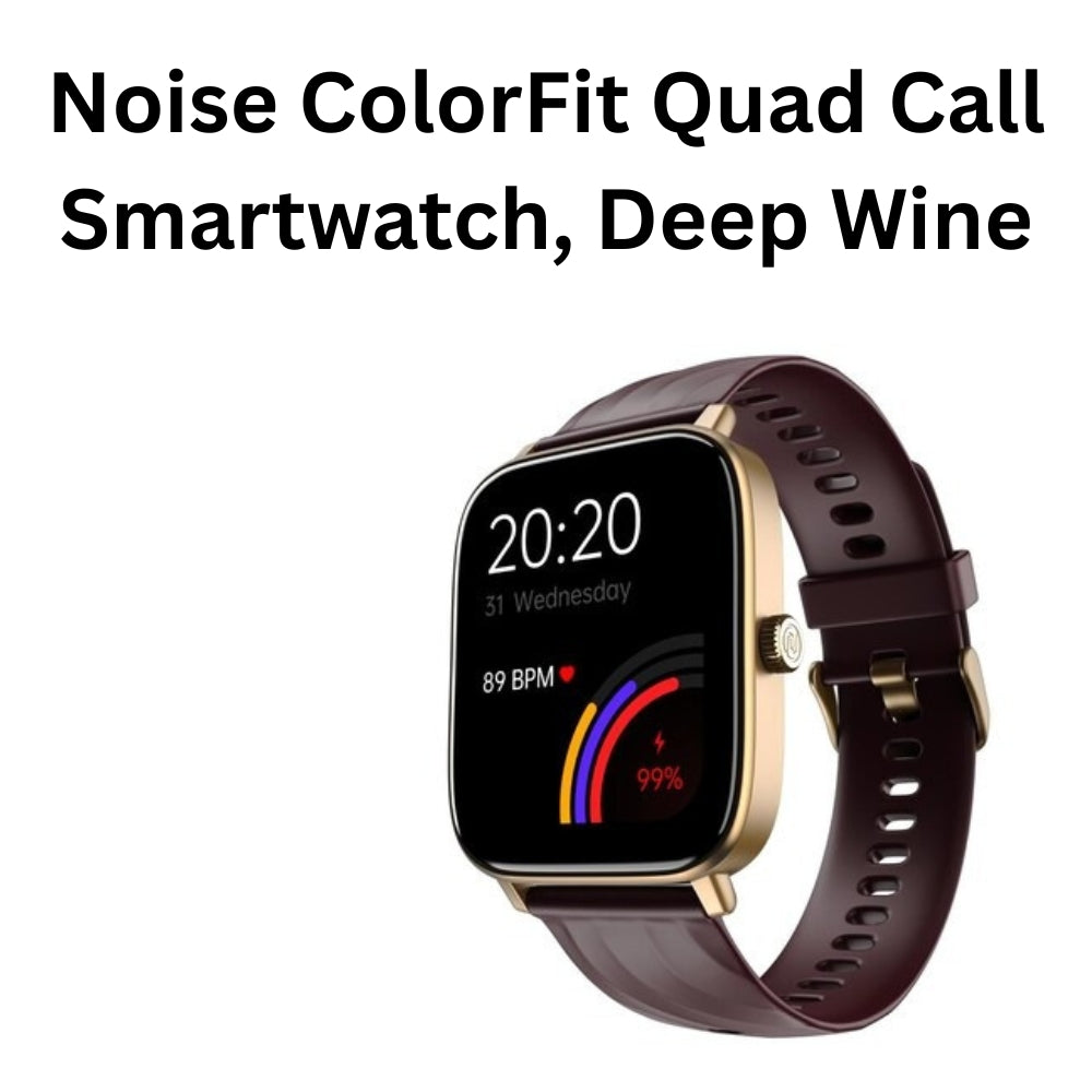 Noise Quad Call Smart Watch | 1.81" Display | Bluetooth Calling | AI Voice Assistant | 100 Sports Modes | 160+ Hrs Battery