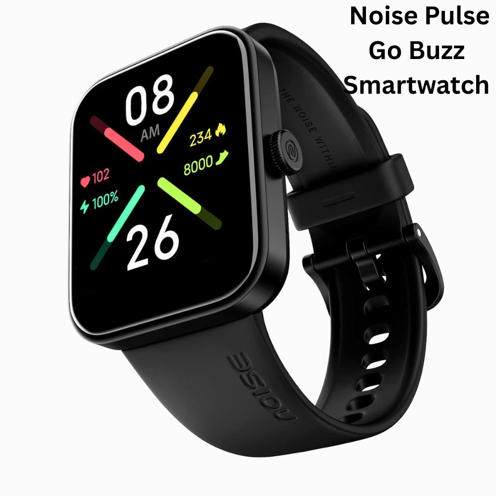 Noise Pulse Go Buzz Smartwatch | 1.69" TFT Display | Advanced Bluetooth Calling | Long Battery Life | Fitness & Health Tracker