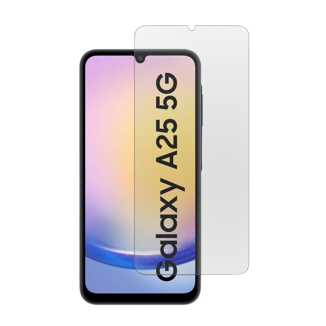 Tempered Glass Screen Protector for Samsung Galaxy A25 5G | Edge-to-Edge Full Coverage | Easy Installation Kit | HD Clear