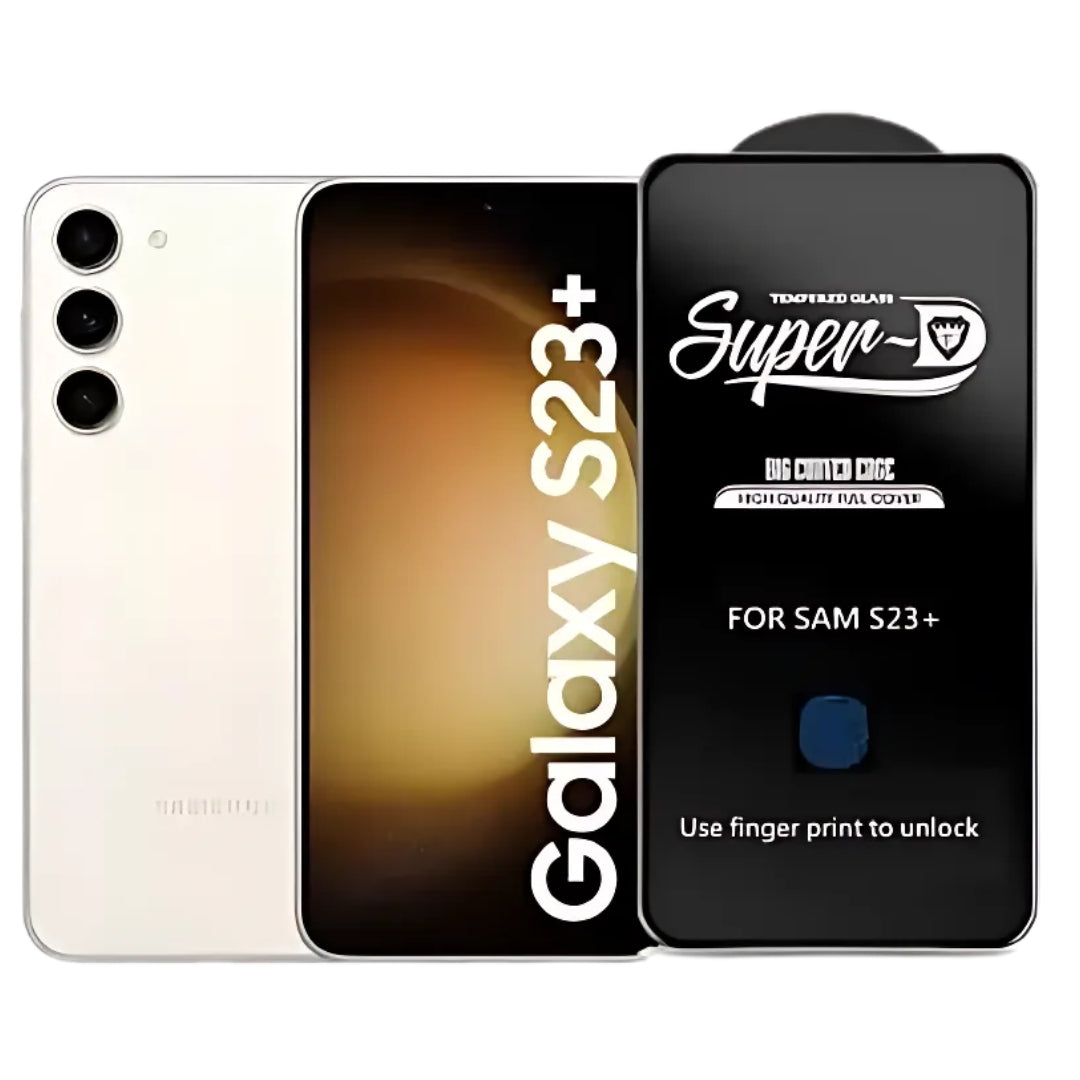 Tempered Glass Guard for Samsung Galaxy S23 Plus 5G | Full HD Screen Protector | Edge-to-Edge Coverage | Anti-Scratch, Easy Installation Kit