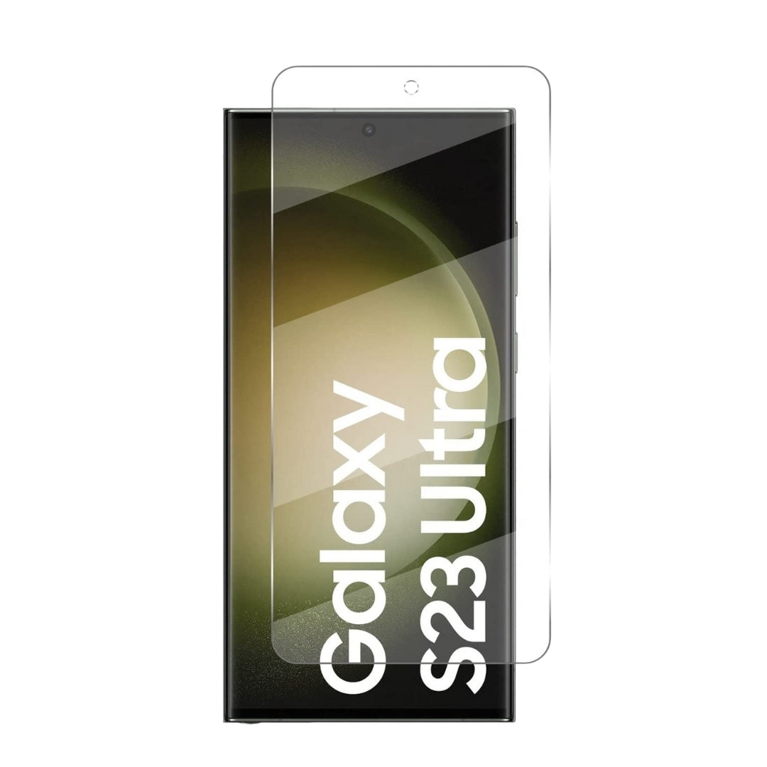 Tempered Glass for Samsung Galaxy S23 Ultra | Full HD Screen Protector | Edge-to-Edge Coverage | Anti-Scratch, Easy Installation Kit