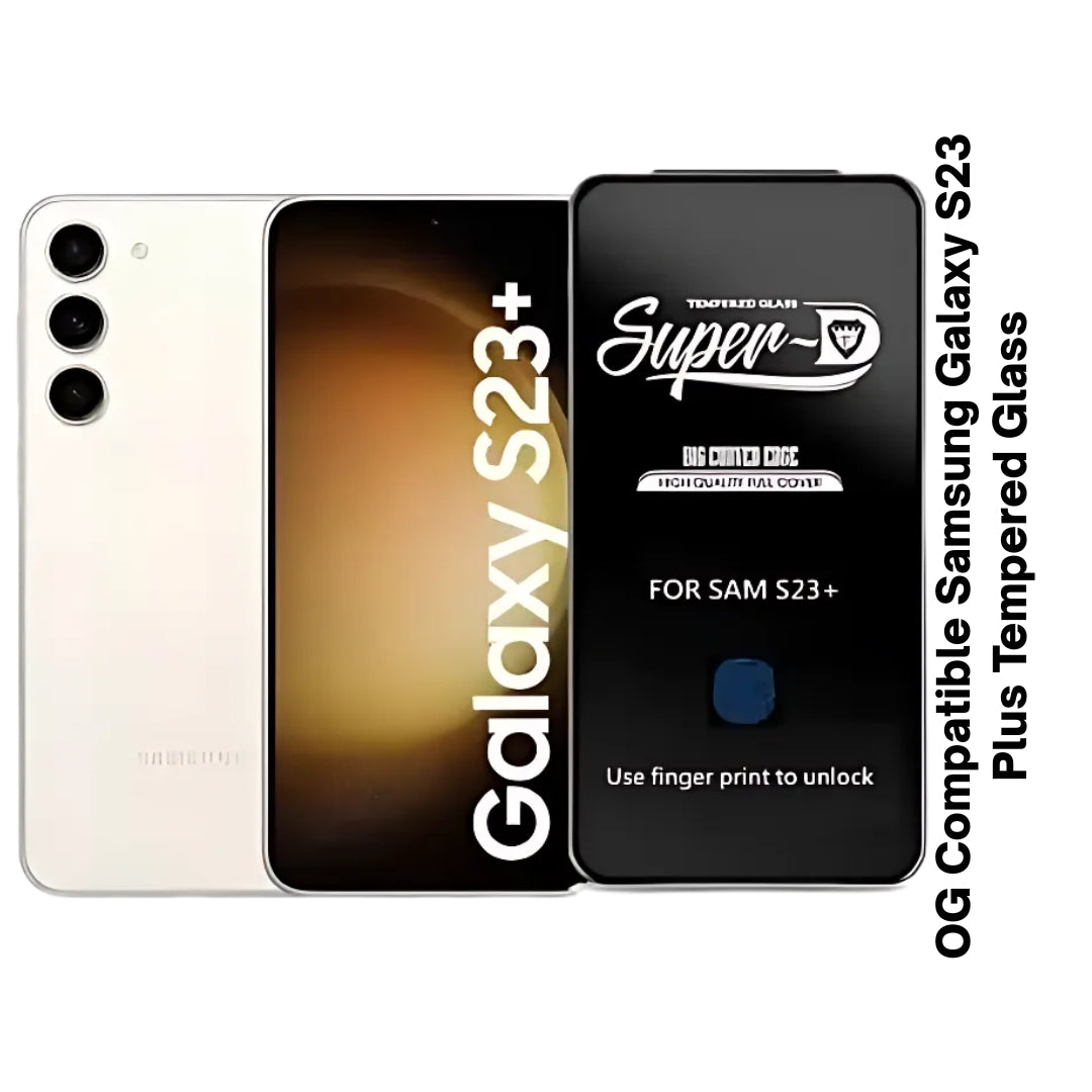 Tempered Glass Guard for Samsung Galaxy S23 Plus 5G | Full HD Screen Protector | Edge-to-Edge Coverage | Anti-Scratch, Easy Installation Kit