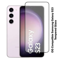 OGDEAL Tempered Glass Guard for Samsung Galaxy S23 5G | Full HD Clear Screen Protector | Edge-to-Edge Coverage | Anti-Scratch & Easy Installation (Pack Of 1)
