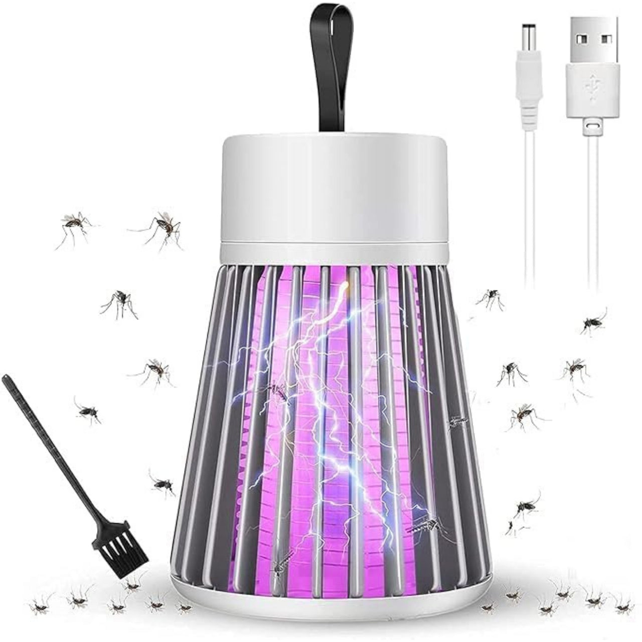 LED Mosquito Killer Lamp | Electric Bug Zapper Trap | USB Powered Insect Killer for Home Use