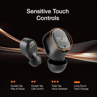 | Play Playgo T20 True Wireless Earbuds with EBEL Drivers, Environmental Noise Reduction, Digital Active Wear Fit, HD Calling & Touch Controls | Bluetooth 5.0 TWS