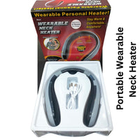 Portable Wearable Neck Heater | Hands-Free Warmth, 4 Heat Modes, USB Rechargeable (Up to 6 Hours)