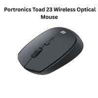 Portronics Toad 23 Wireless Optical Mouse with 2.4GHz Connectivity, USB Nano Receiver & Adjustable DPI