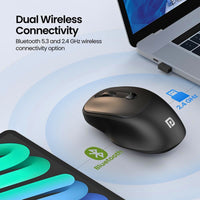 Portronics Toad 35 Wireless Mouse with 2.4GHz Connectivity, Adjustable DPI & USB Nano Receiver