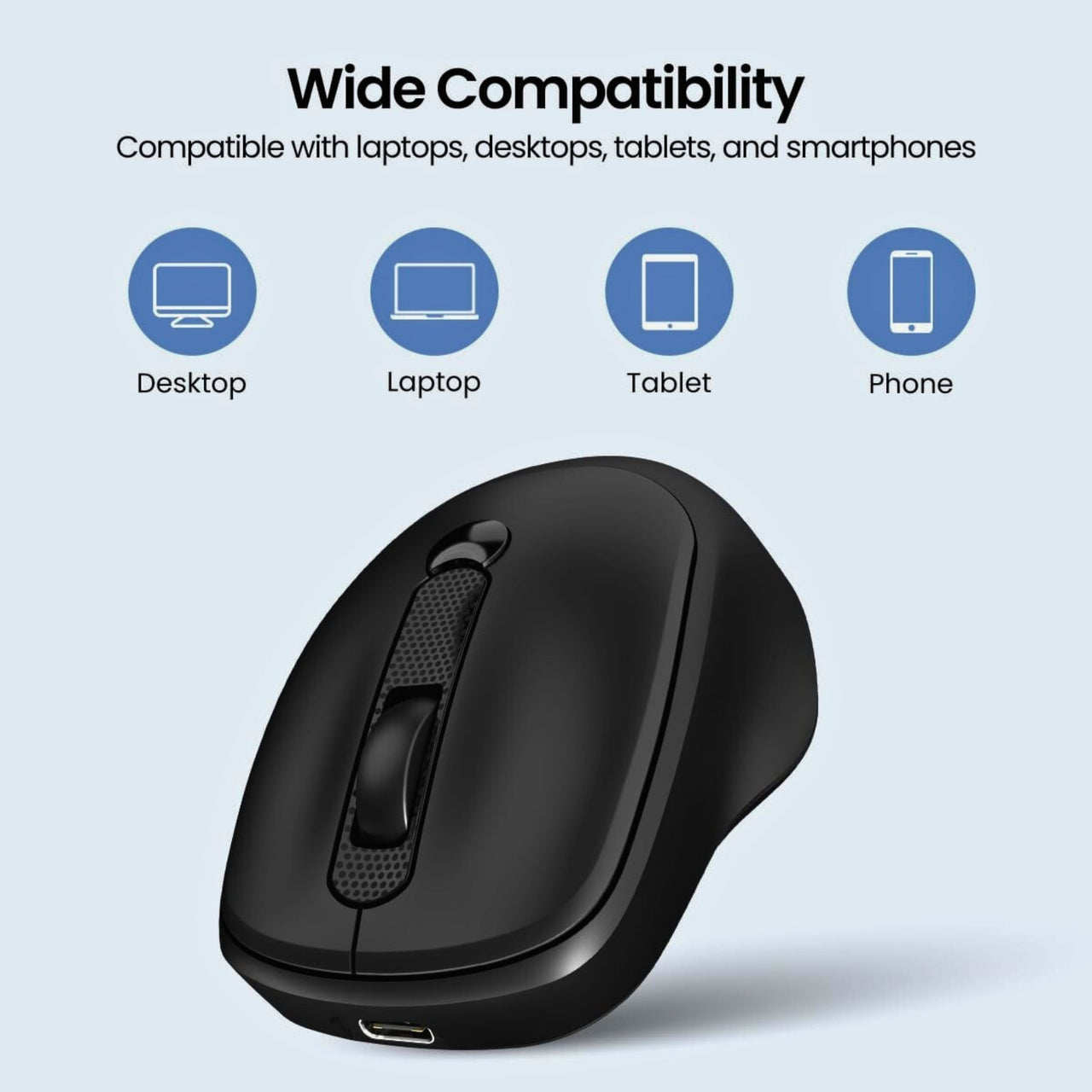 Portronics Toad 35 Wireless Mouse with 2.4GHz Connectivity, Adjustable DPI & USB Nano Receiver