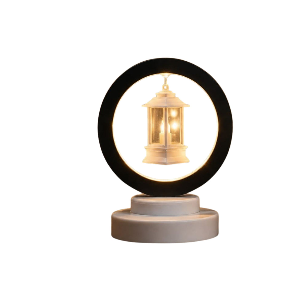 Ring Lantern Candle Light – Decorative LED Lantern Lamp for Home, Table, Diwali & Festive Decoration