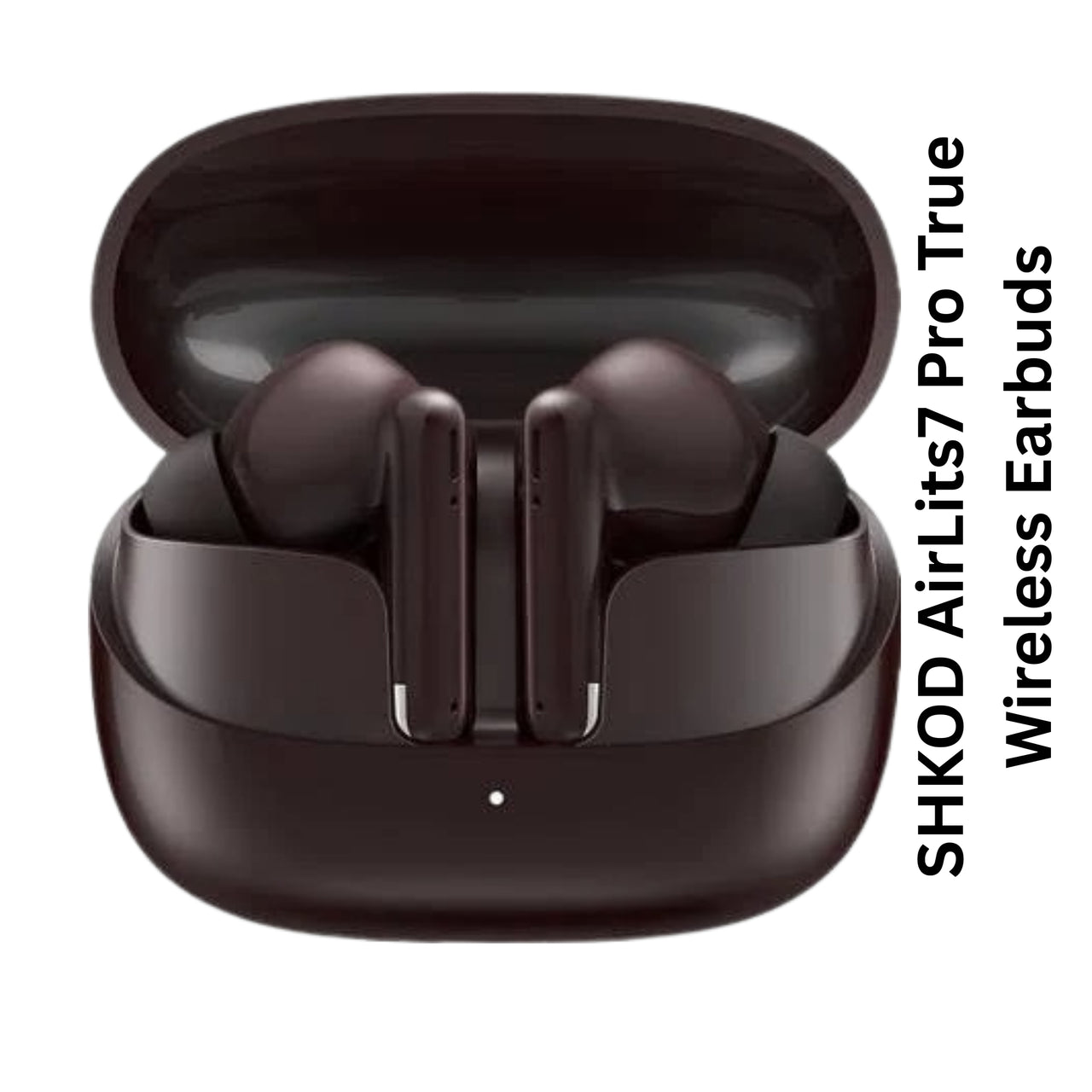 SHKOD AirLits7 Pro True Wireless Earbuds with ANC & ENC, 55H Playtime, Bluetooth 5.4 & Fast Charging