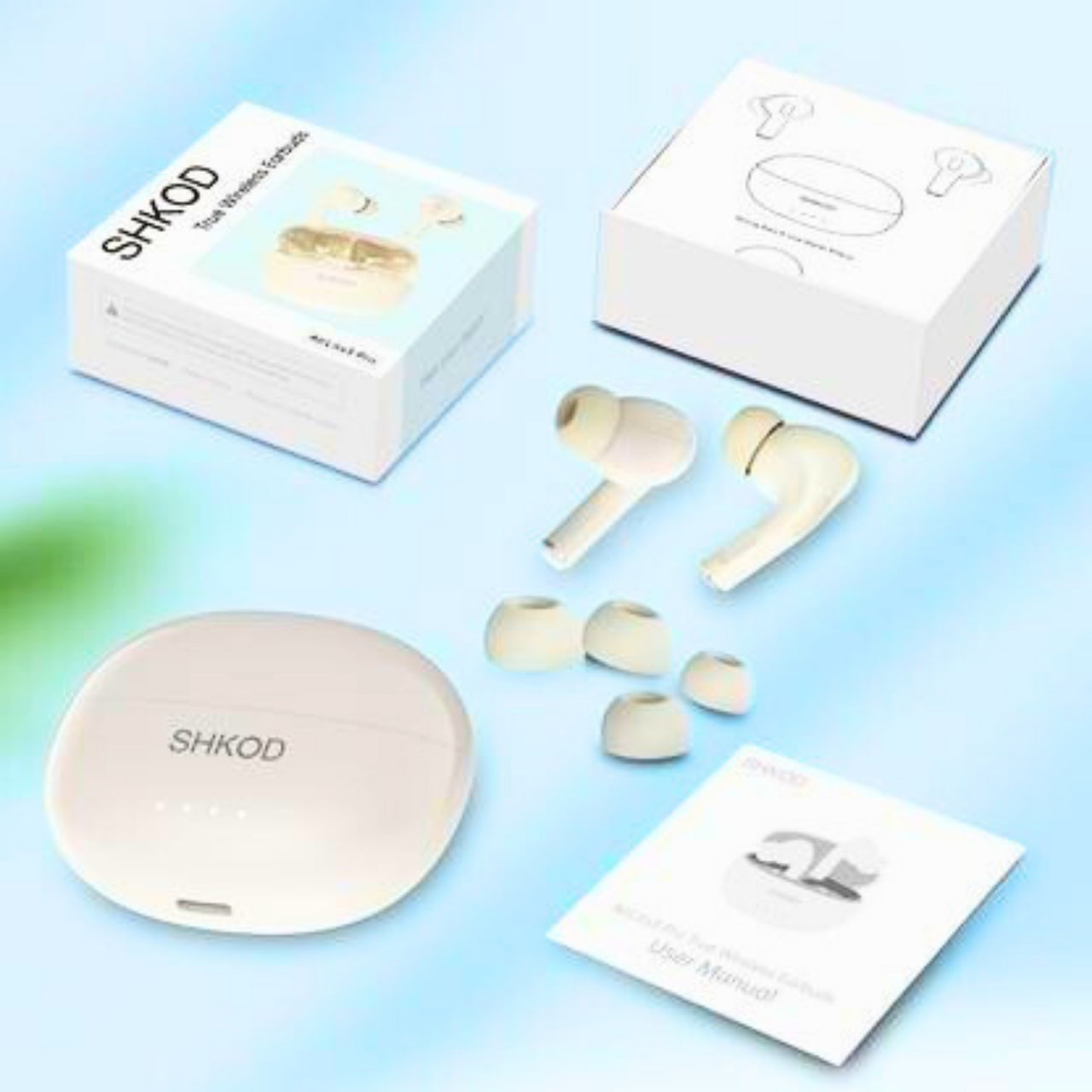 SHKOD AirLits3 Pro True Wireless Earbuds with Gaming Mode, IPX5 Resistance & 31H Battery Life