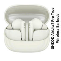 SHKOD AirLits7 Pro True Wireless Earbuds with ANC & ENC, 55H Playtime, Bluetooth 5.4 & Fast Charging