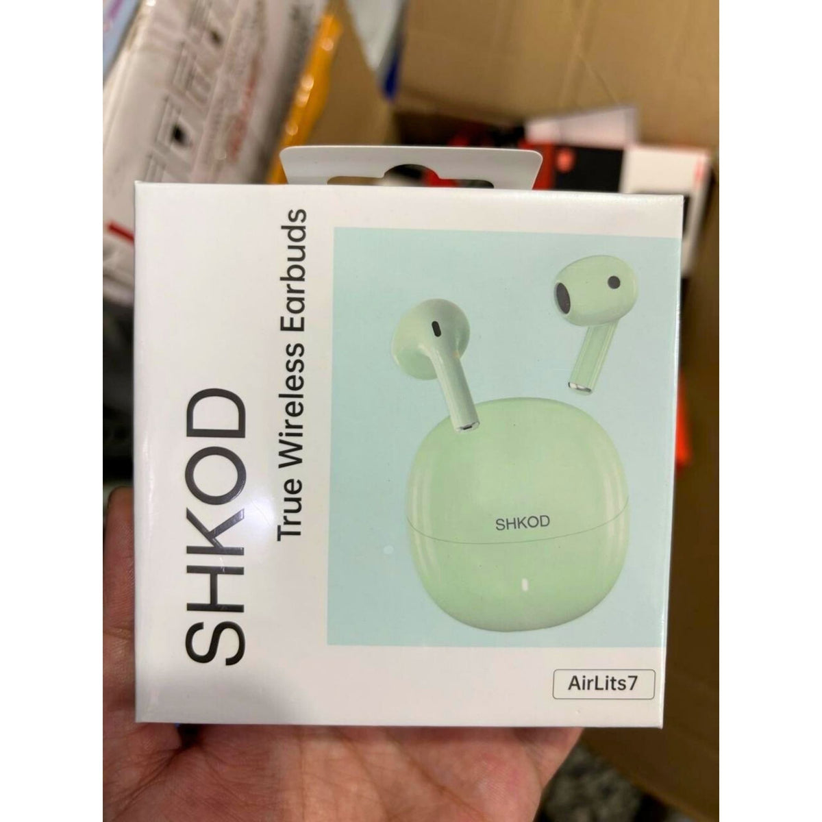 SHKOD AirLits7 True Wireless Earbuds with ENC Noise Reduction, 38H Playtime & Fast Charging
