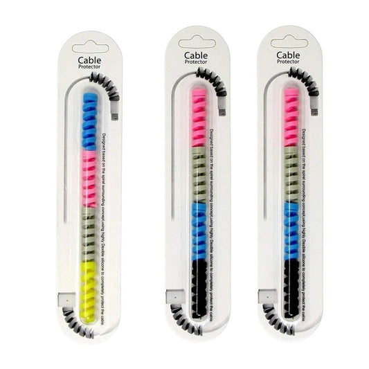 Multicolor Flexible Cable Protector – Cable Saver for Charging & Data Cables | Wire Protector
