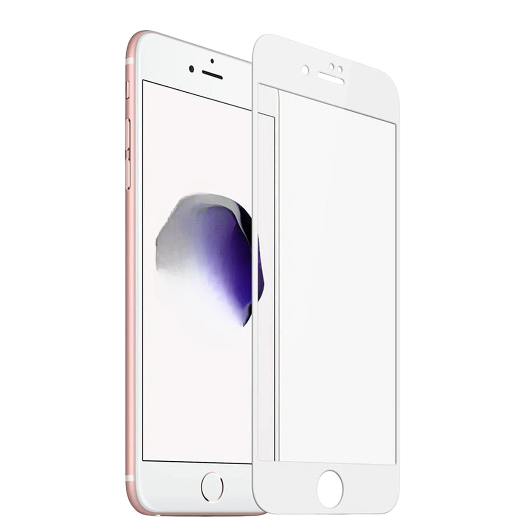 Apple iPhone 8 Plus Tempered Glass Transparent with Full Edge Protection & Easy Installation Kit (Pack Of 2)
